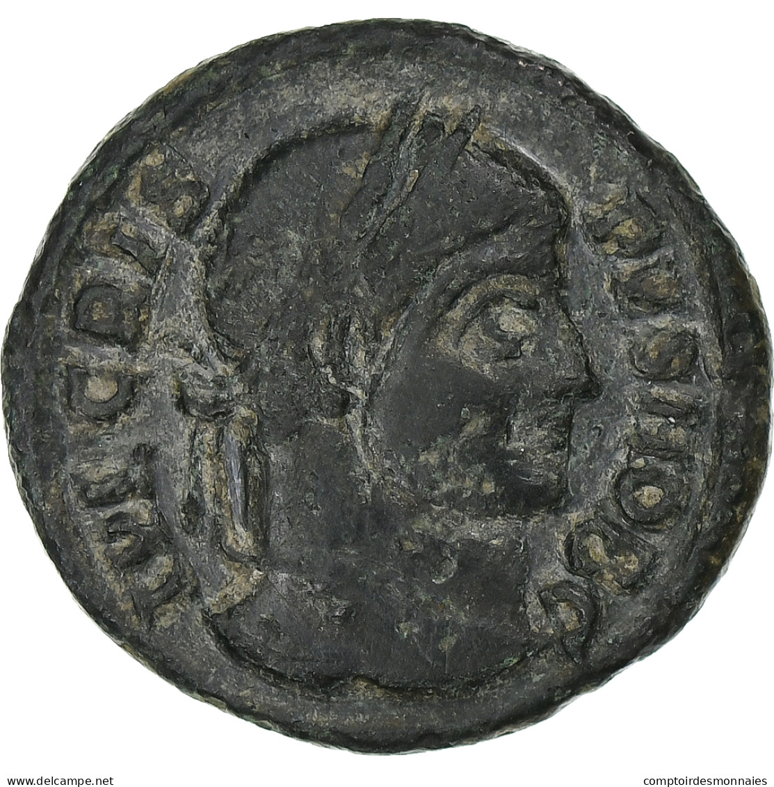Crispus, Follis, 321-324, Siscia, Bronze, TTB, RIC:181 - The Christian Empire (307 AD To 363 AD)