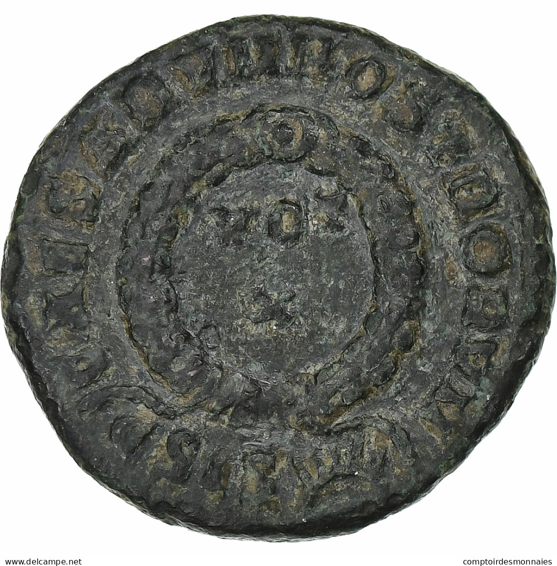 Crispus, Follis, 321-324, Siscia, Bronze, TTB, RIC:181 - The Christian Empire (307 AD To 363 AD)