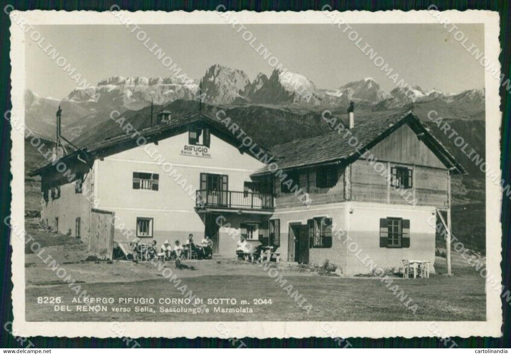 Bolzano Renon Albergo Rifugio Corno Di Sotto Foto Cartolina RB7171 - Bolzano