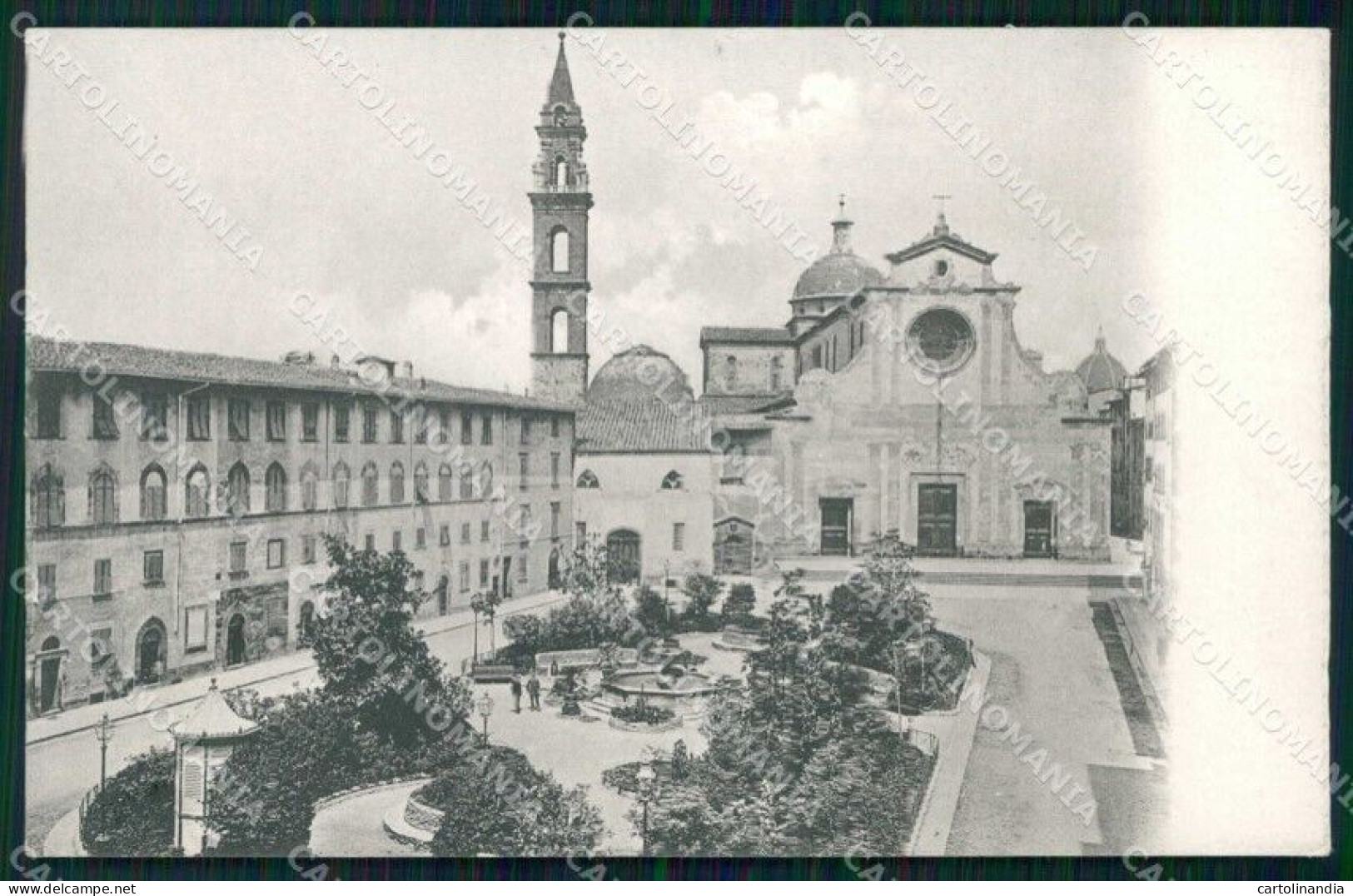 Firenze Città Piazza E Chiesa Di S. Spirito Trenkler 1905 Cartolina RB7569 - Firenze (Florence)