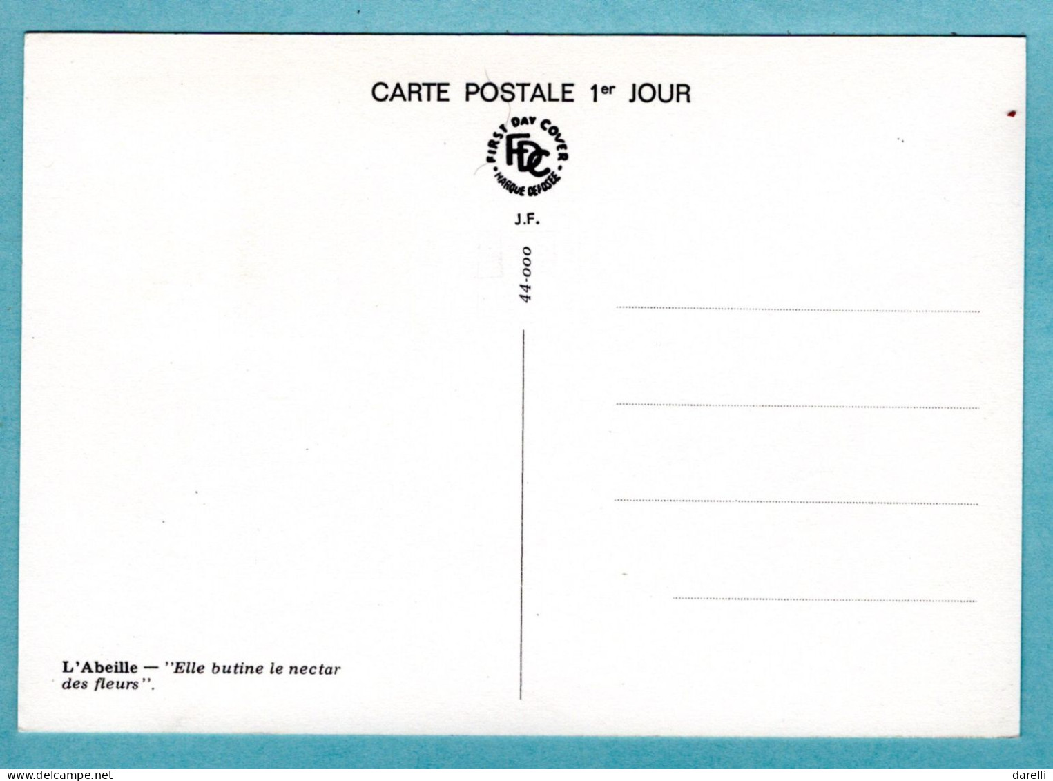 Carte Maximum 1979 -  Abeille (apis Mellifica) - YT 2039 - Paris Et 74 Evian Les Bains - 1970-1979