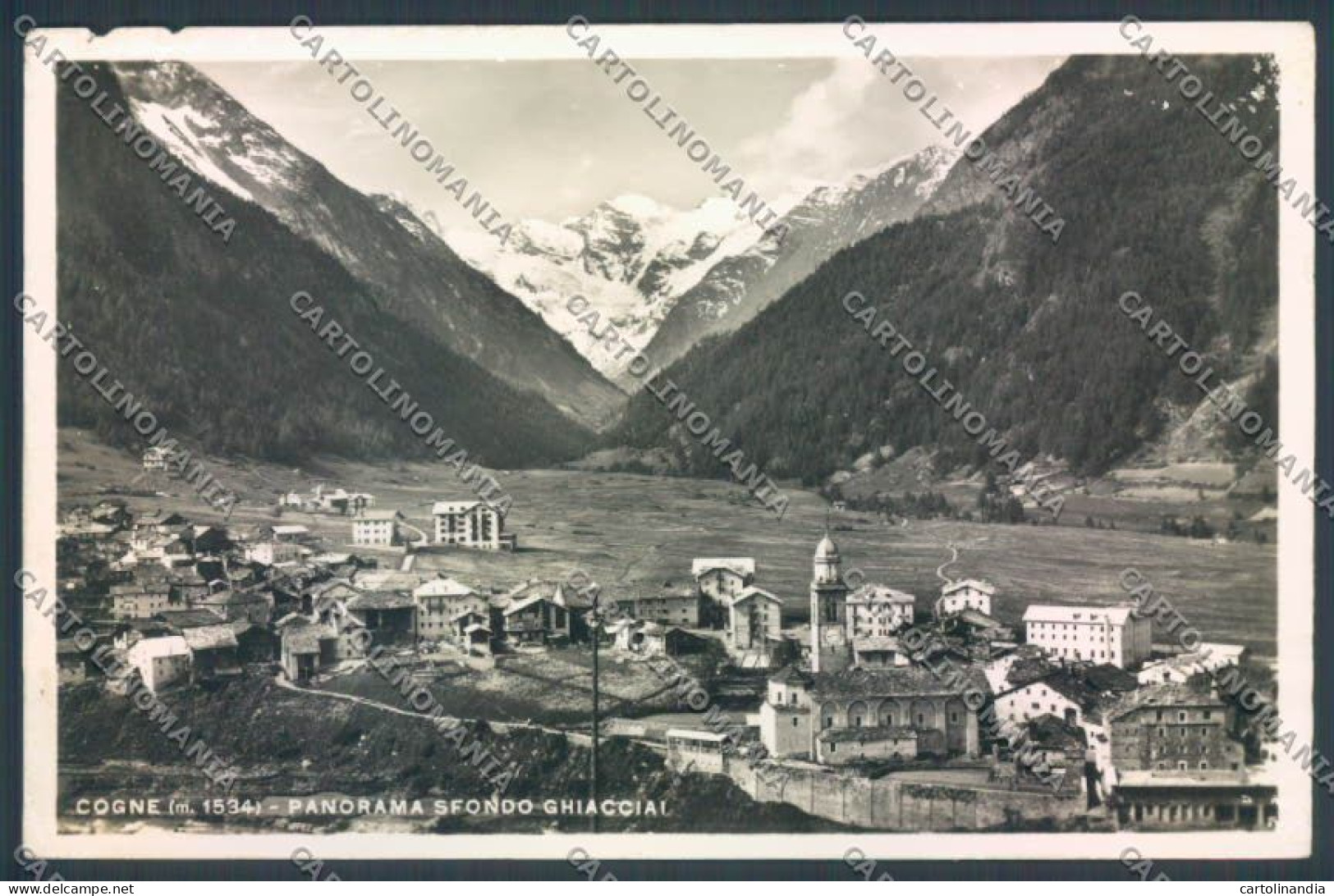 Aosta Cogne ABRASA Foto Cartolina ZQ4509 - Aosta