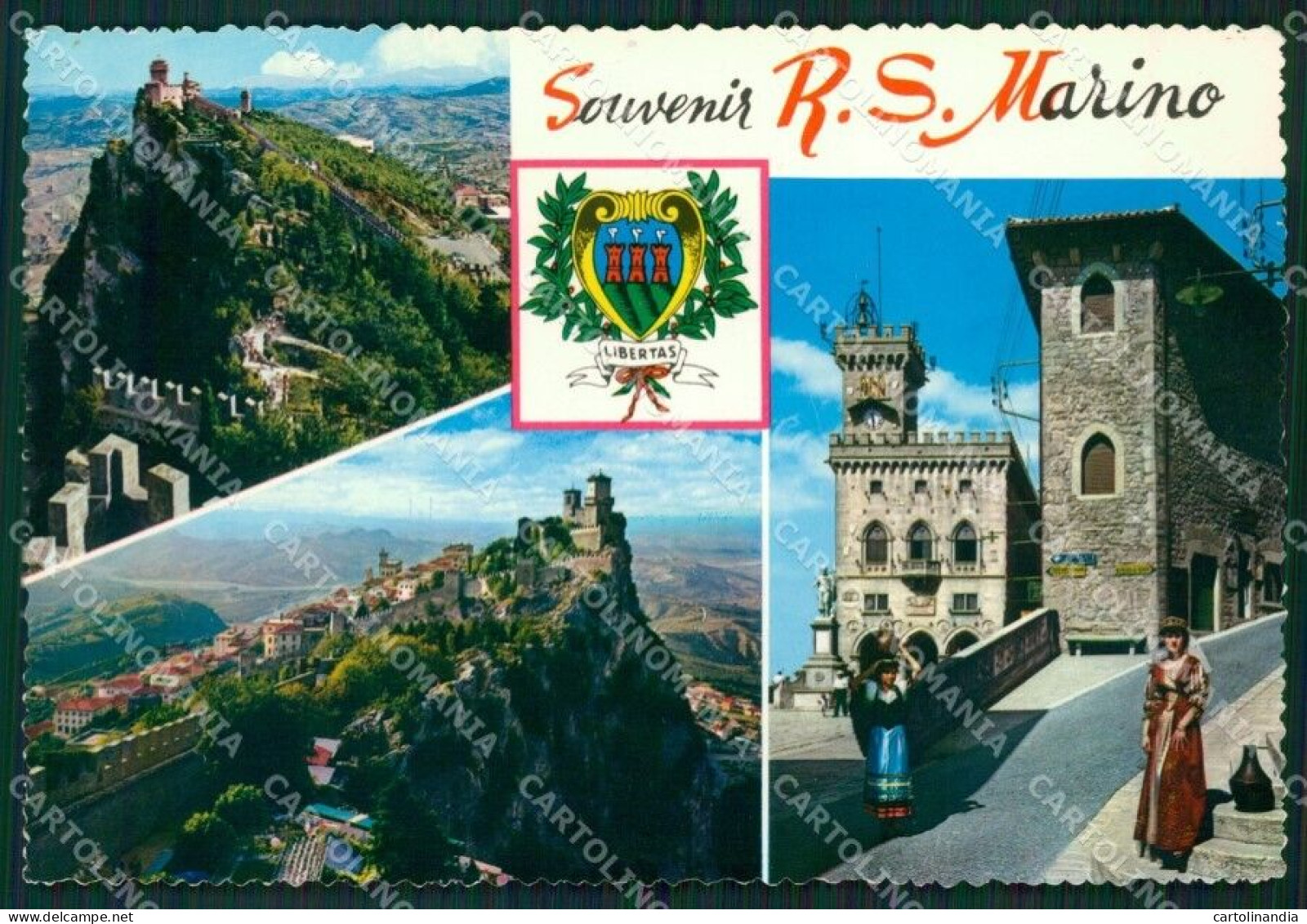 Repubblica Di San Marino Foto FG Cartolina ZKM8273 - Reggio Nell'Emilia