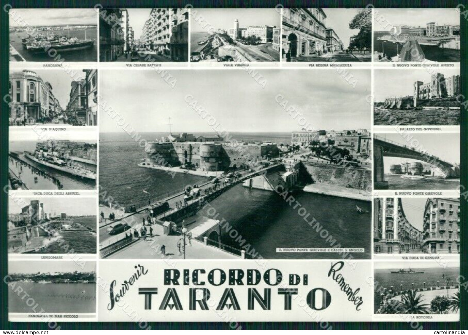 Taranto Città Foto FG Cartolina ZKM8418 - Taranto