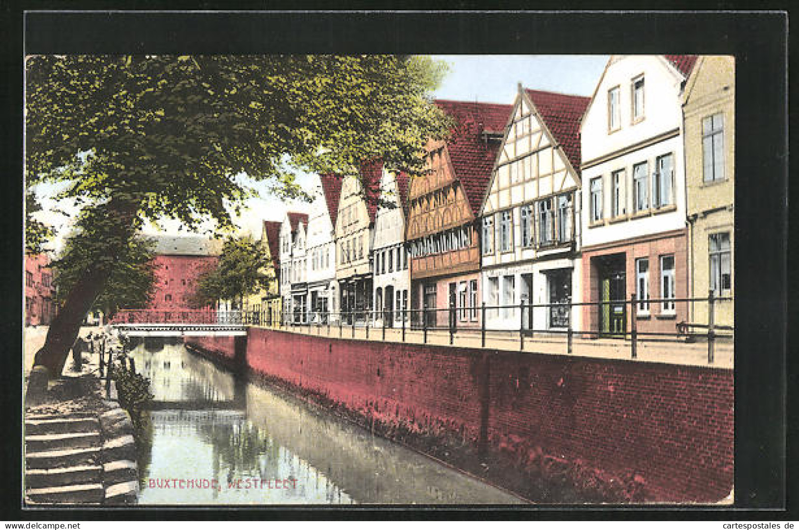 AK Buxtehude, Strasse Am Westfleet  - Buxtehude