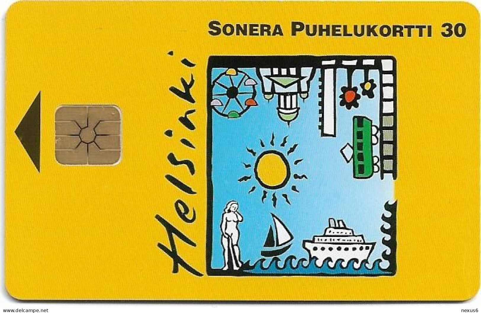 Finland - Sonera (Chip) - D Series - Helsinki Card, Chip GD04, 12.1998, 30U, 20.000ex, Mint - Finnland