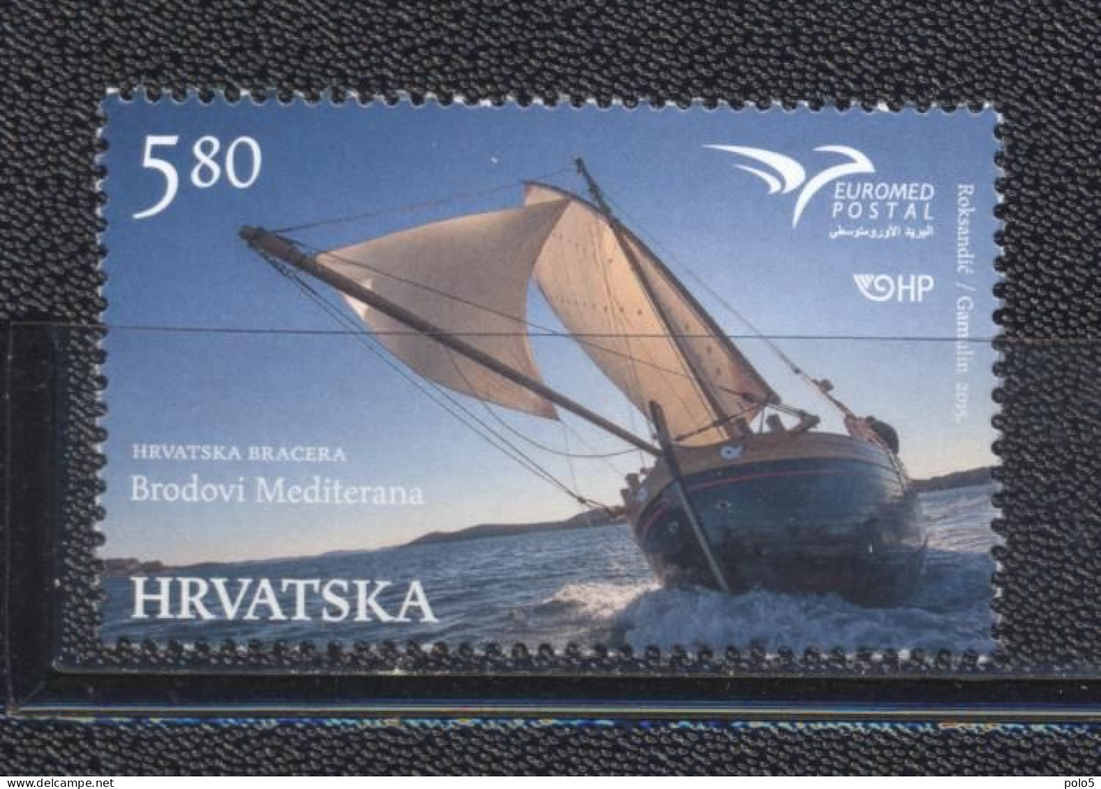 Croitia 2015-Euromed: Ships Of The Mediterranean Sea Set (1v) - Croatie