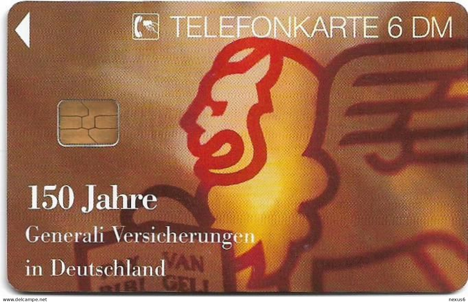 Germany - 150 Jahre Generali Versicherungen - O 0821 - 05.1995, 6DM, 20.100ex, Mint - O-Series : Séries Client