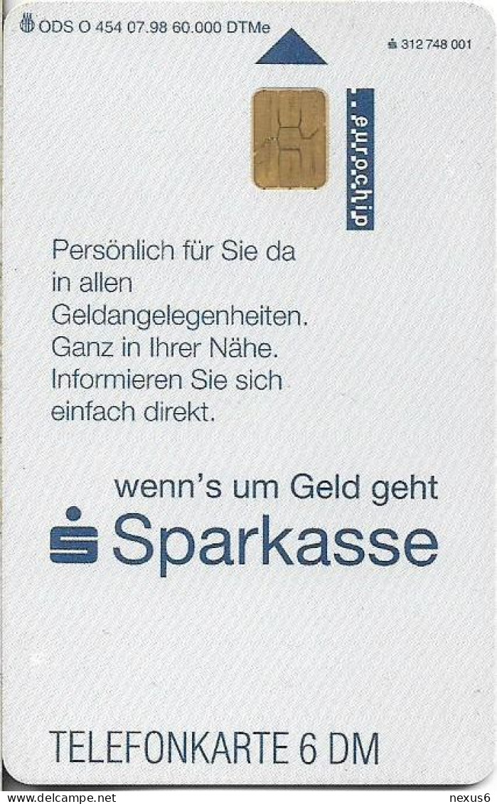 Germany - Sparkasse - Für Uns Sind Sie Nicht... (Tuschezeichnung) - O 0454 - 07.1998, 6DM, 60.000ex, Mint - O-Reeksen : Klantenreeksen