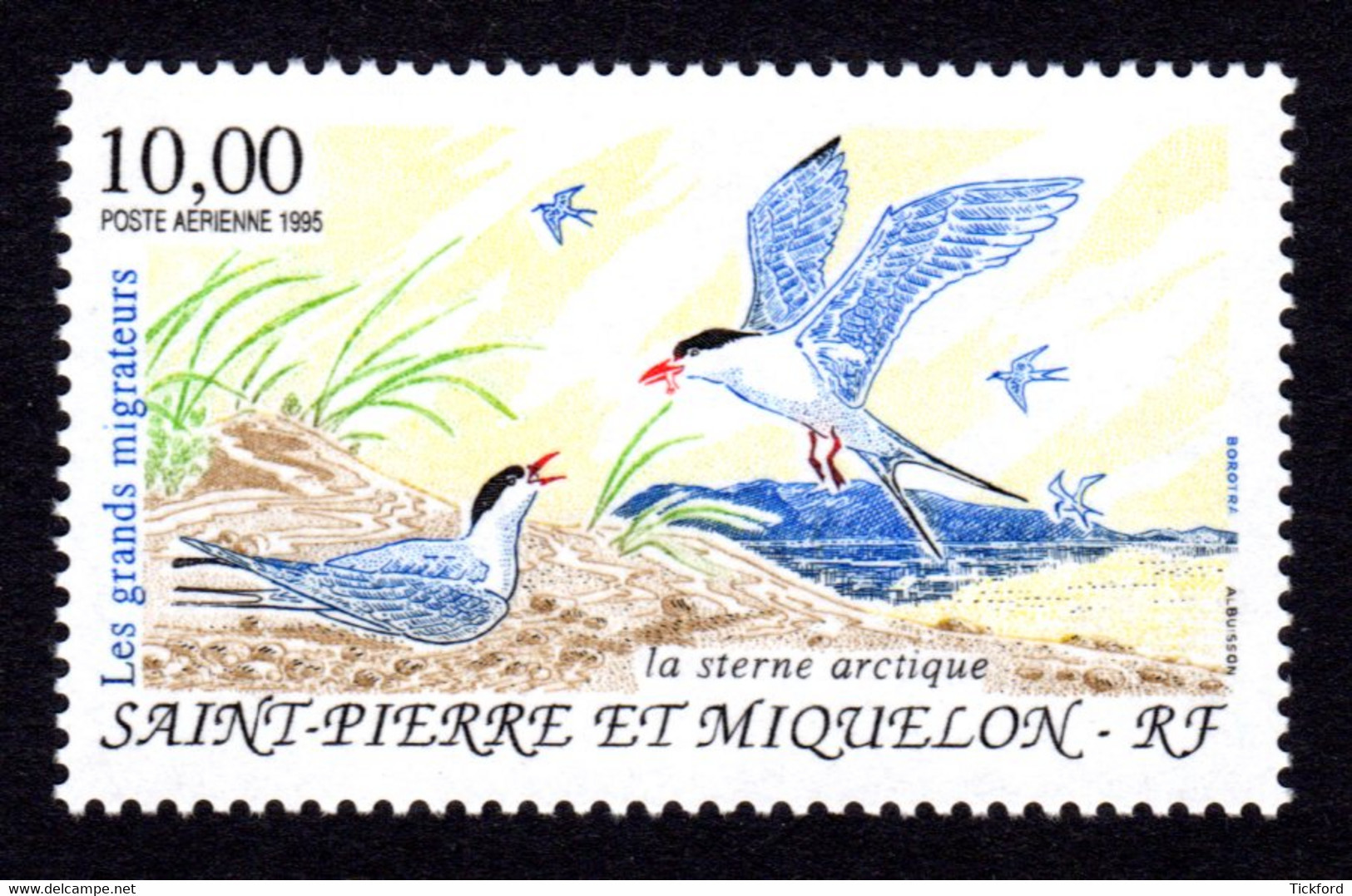 S.P.M. 1995 - PA  Yvert N° 74 -  Neuf **/ MNH - Oiseaux Migrateurs, Birds - Ungebraucht
