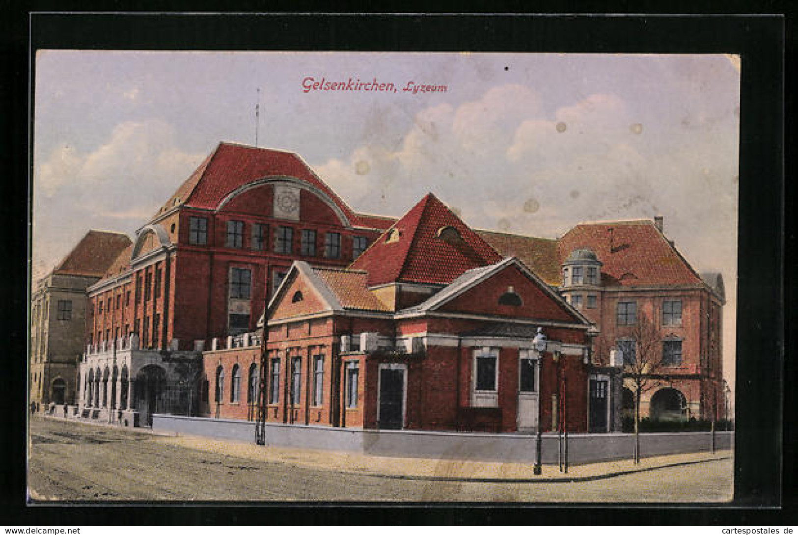 AK Gelsenkirchen, Blick Auf Das Lyzeum  - Gelsenkirchen