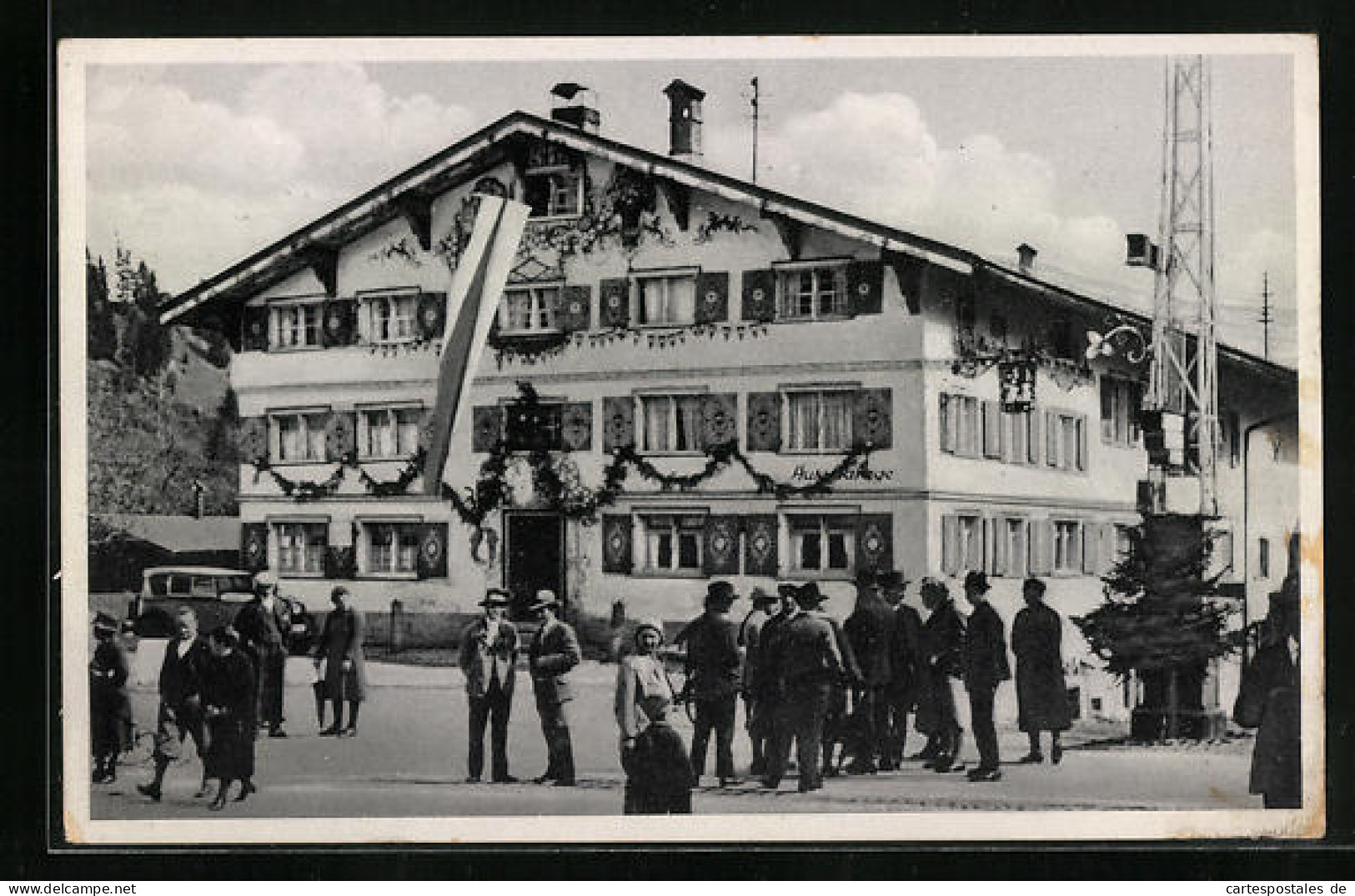 AK Oberstaufen, Gasthaus Zum Löwen  - Oberstaufen