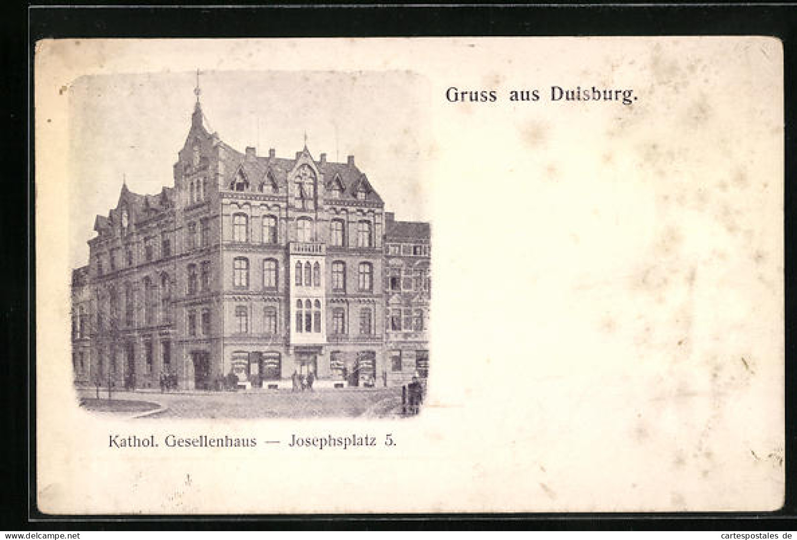 AK Duisburg, Kathol. Gesellenhaus Am Josephplatz 5  - Duisburg