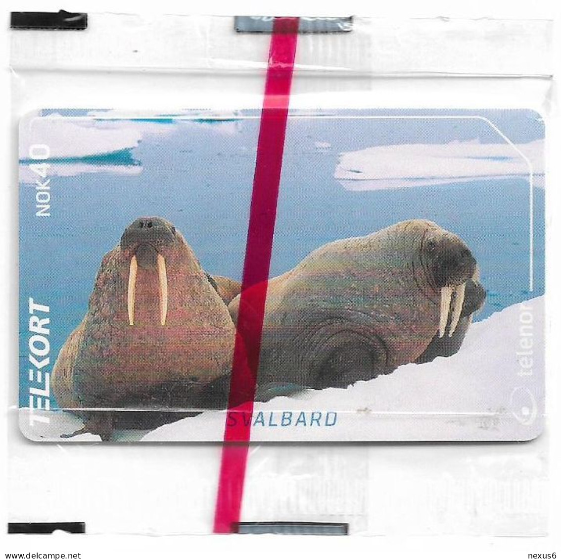 Svalbard - Telenor Norway - Sea Mammals Seals N-234A, 02.2002, 11.100ex, NSB - Svalbard