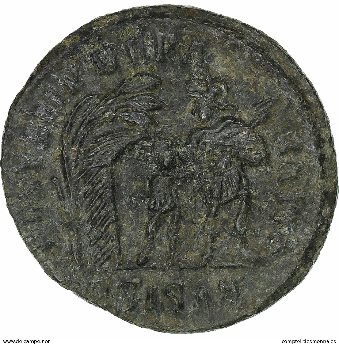 Constans, Follis, 348-350, Siscia, Bronze, TTB, RIC:218 - The Christian Empire (307 AD To 363 AD)