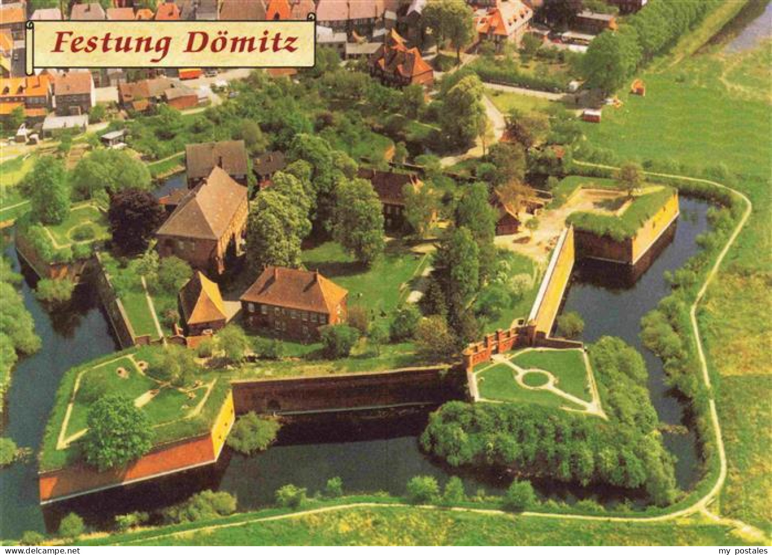 73971709 Doemitz_Mecklenburg-Vorpommern Festung Doemitz Fliegeraufnahme - Dömitz