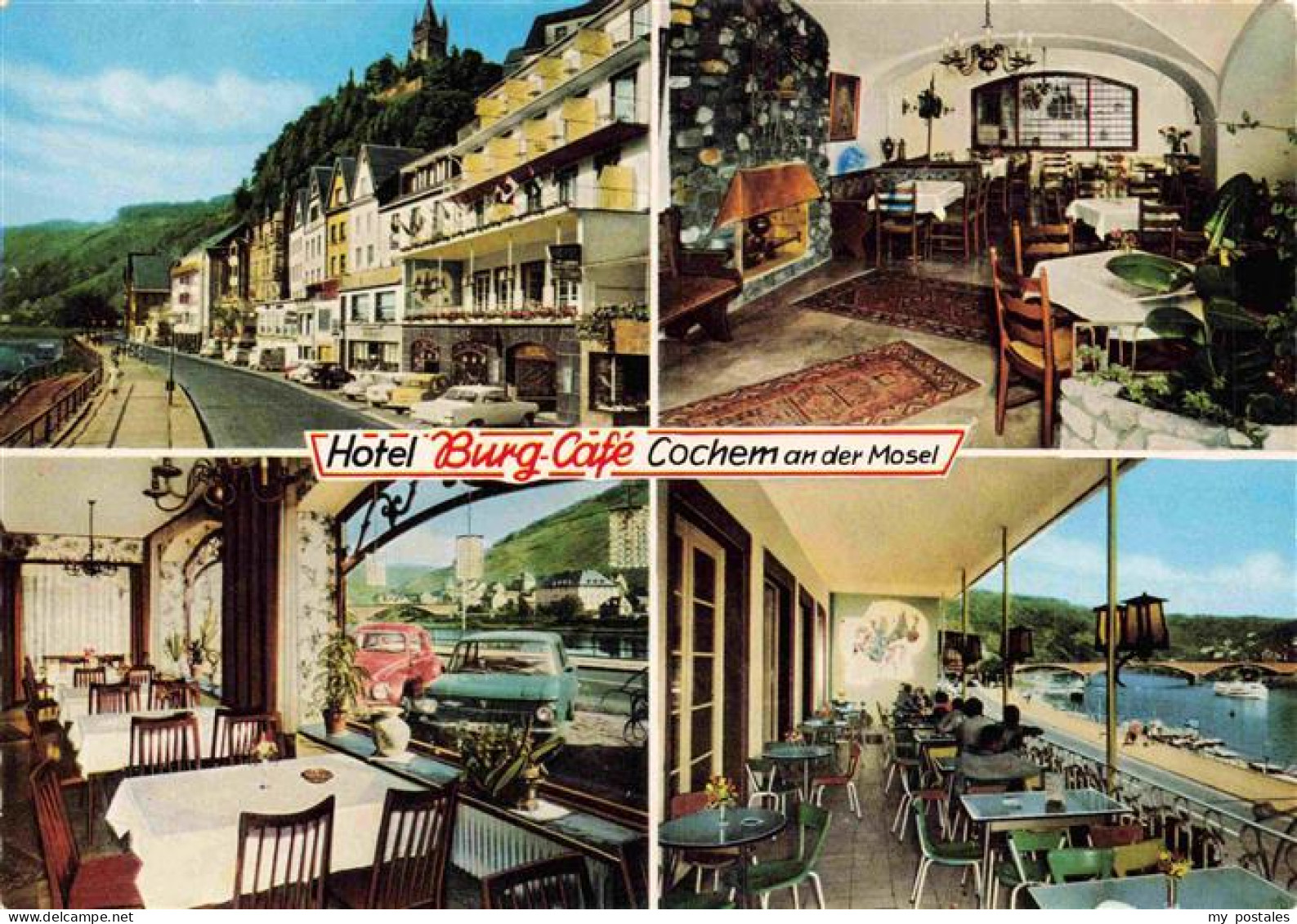 73971695 Cochem_Kochem_Mosel Hotel Burg Cafe Gastraeume Terrasse - Cochem