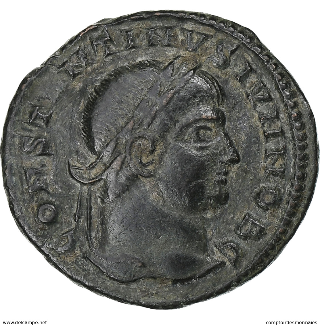 Constantin II, Follis, 328-329, Siscia, Bronze, TTB, RIC:216 - The Christian Empire (307 AD To 363 AD)