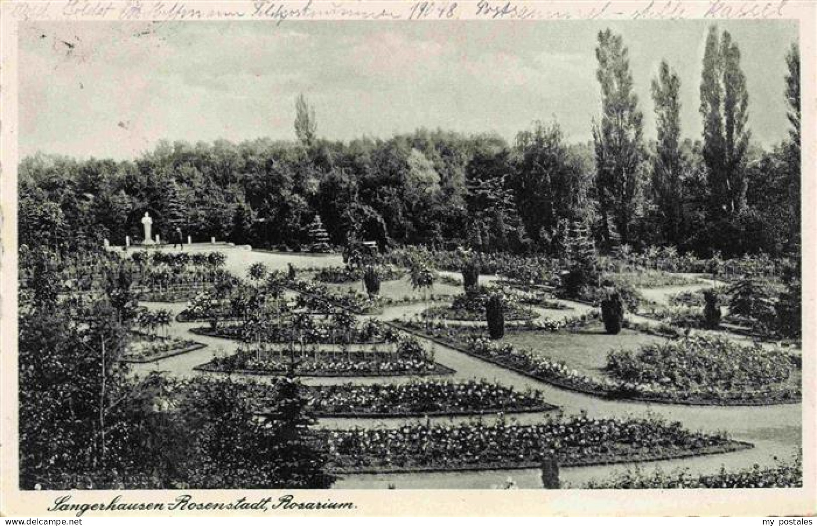 73971615 Sangerhausen__Suedharz Rosarium Feldpost - Sangerhausen