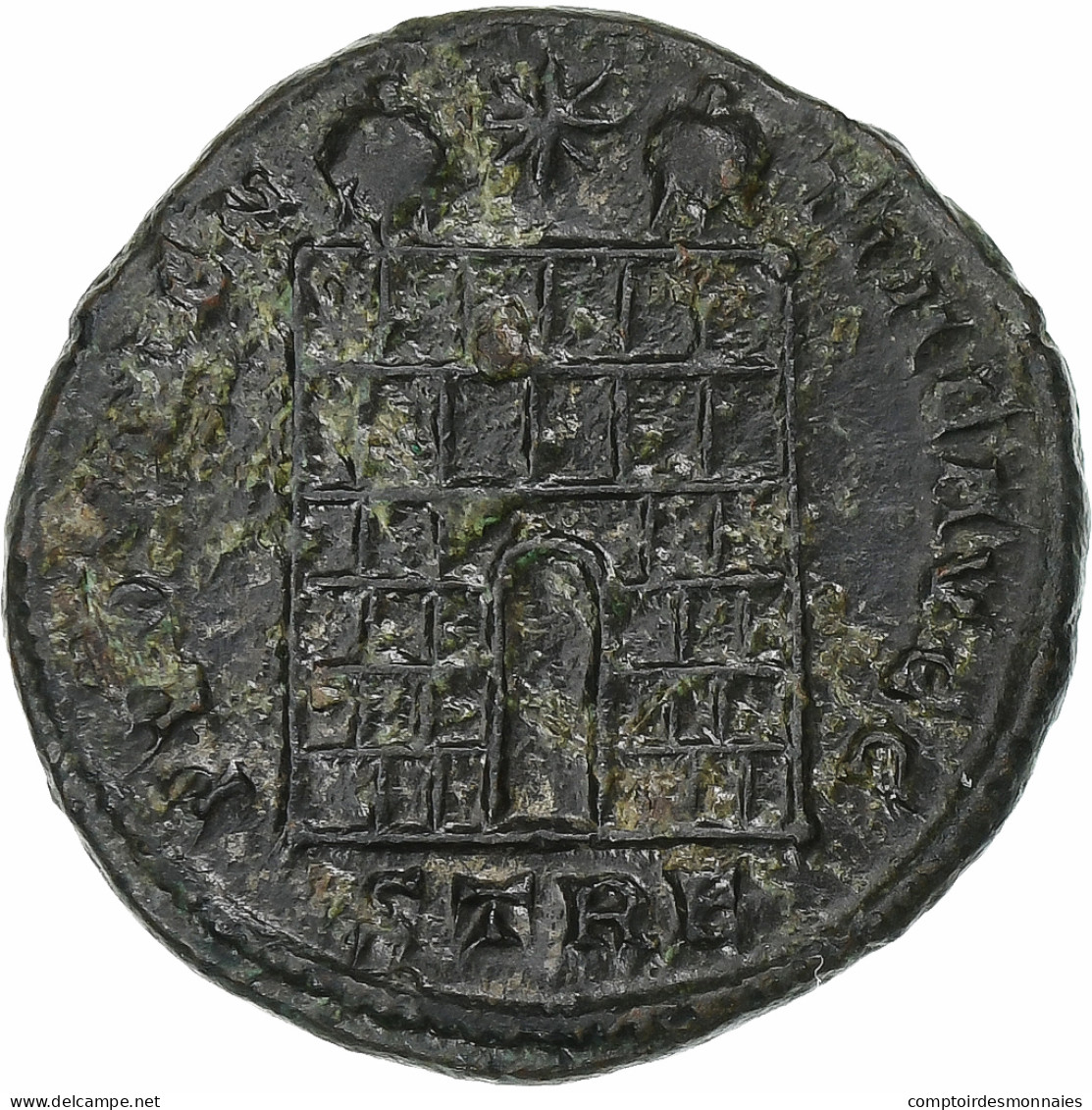 Constantin I, Follis, 327-328, Trèves, Bronze, TTB+, RIC:504 - El Imperio Christiano (307 / 363)