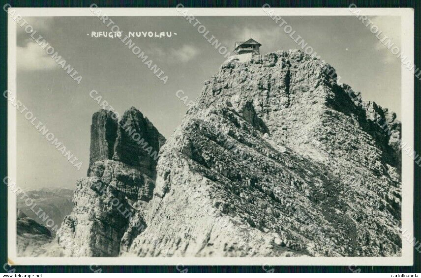 Belluno Cortina D'Ampezzo Rifugio Nuvolau Foto Cartolina RB7272 - Belluno