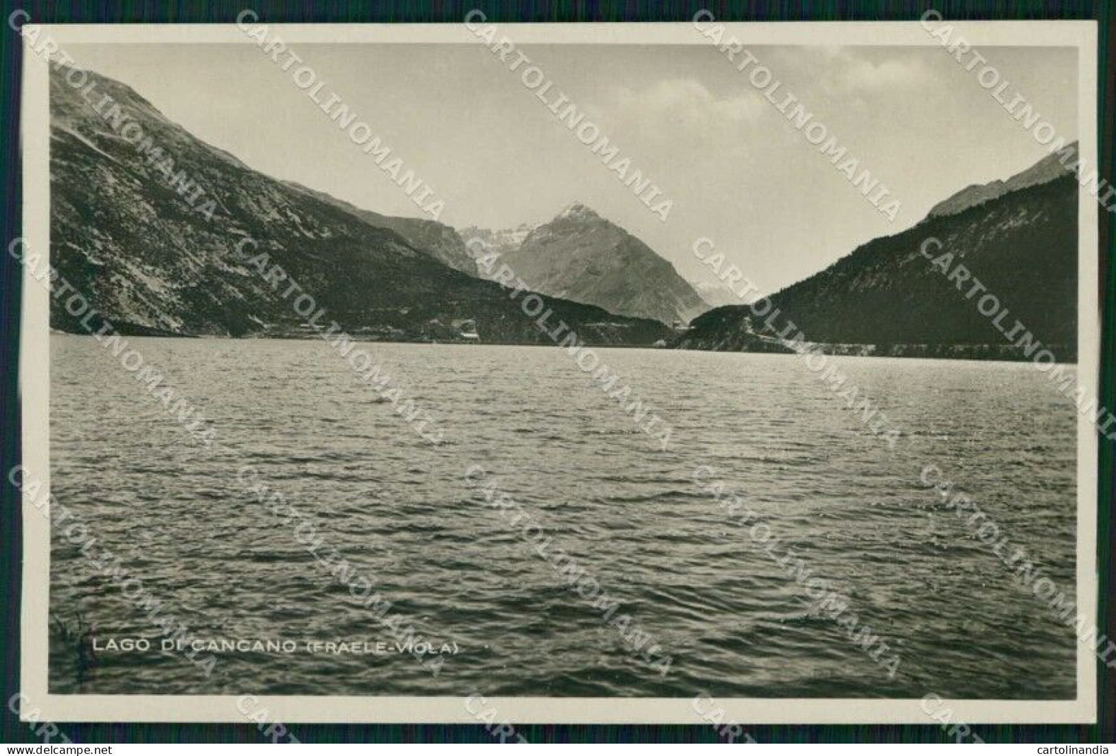 Sondrio Valdidentro Lago Di Cancano Foto Cartolina RB7319 - Sondrio