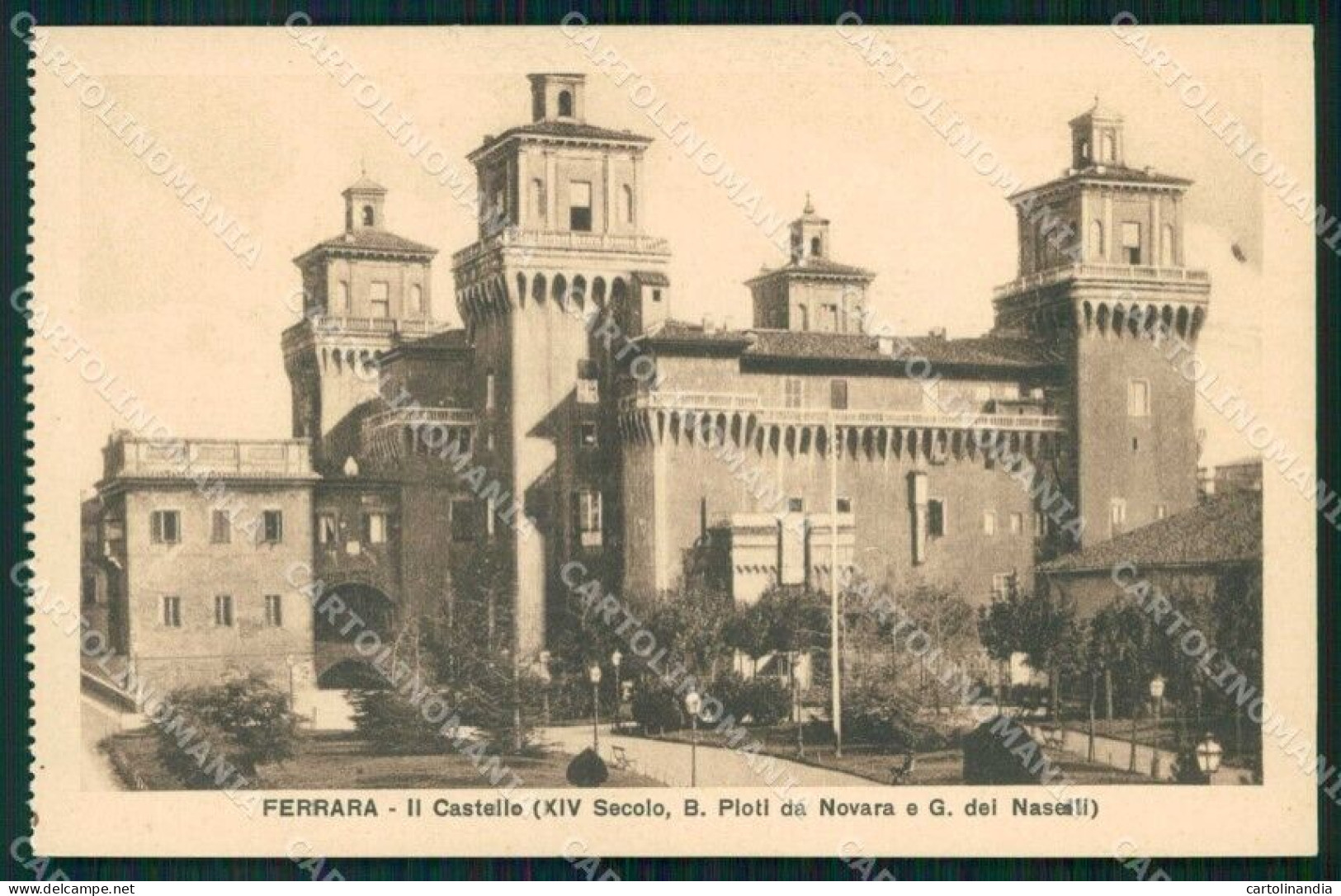 Ferrara Città Castello XIV Secolo Cartolina RB7498 - Ferrara