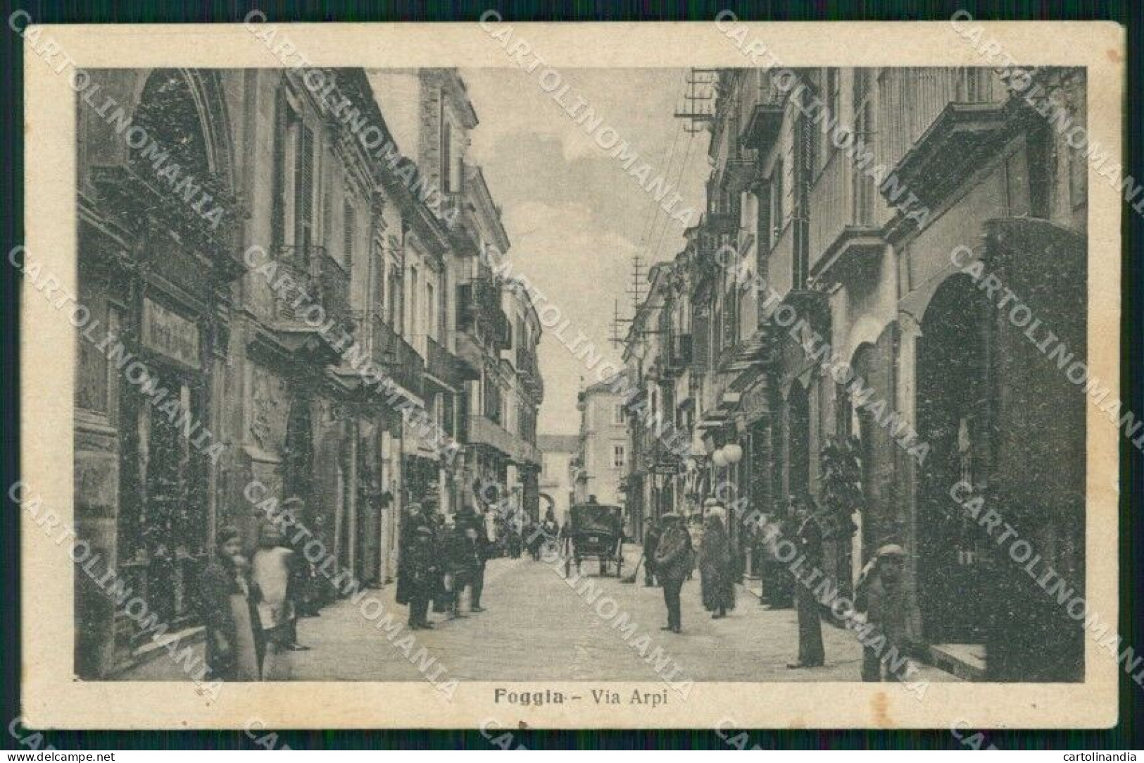 Foggia Città Via Arpi Cartolina RB7827 - Foggia