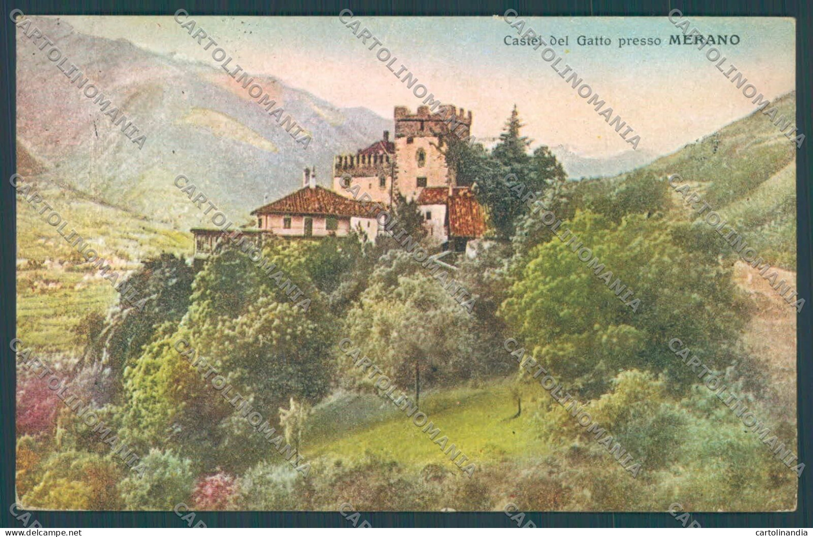 Bolzano Merano Castel Del Gatto Cartolina ZC3915 - Bolzano (Bozen)