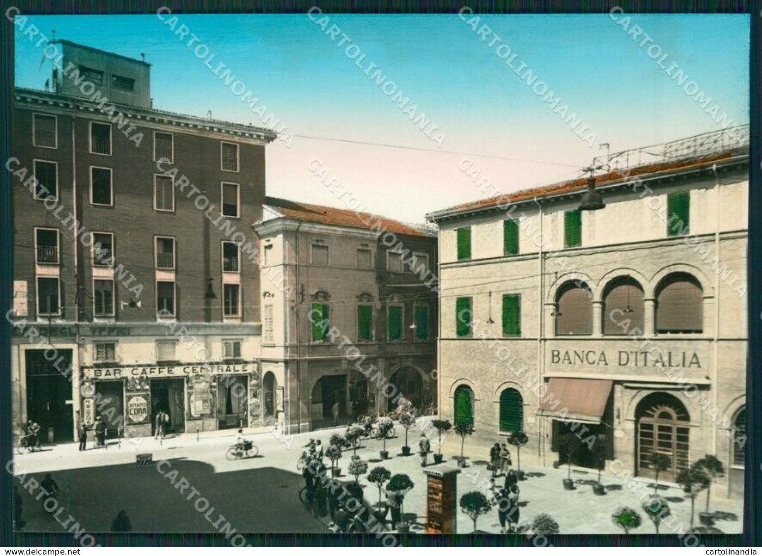 Forlì Cesena Banca Foto FG Cartolina ZK6079 - Forlì