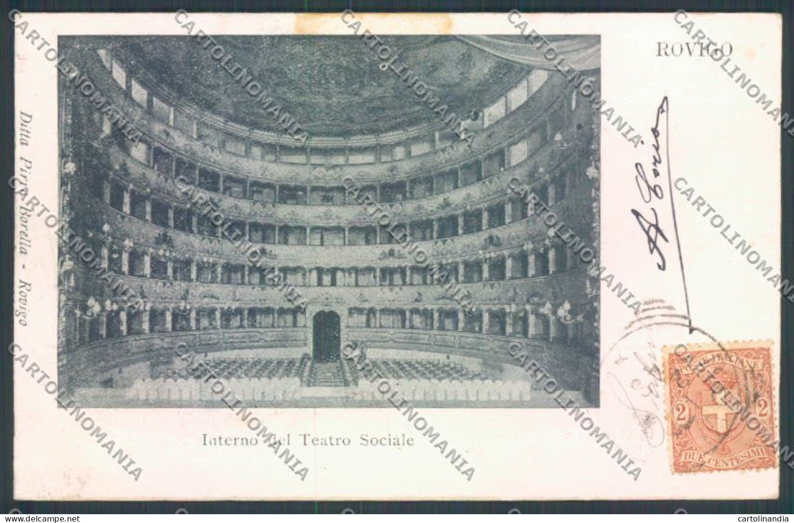 Rovigo Città Teatro Cartolina ZQ1716 - Rovigo