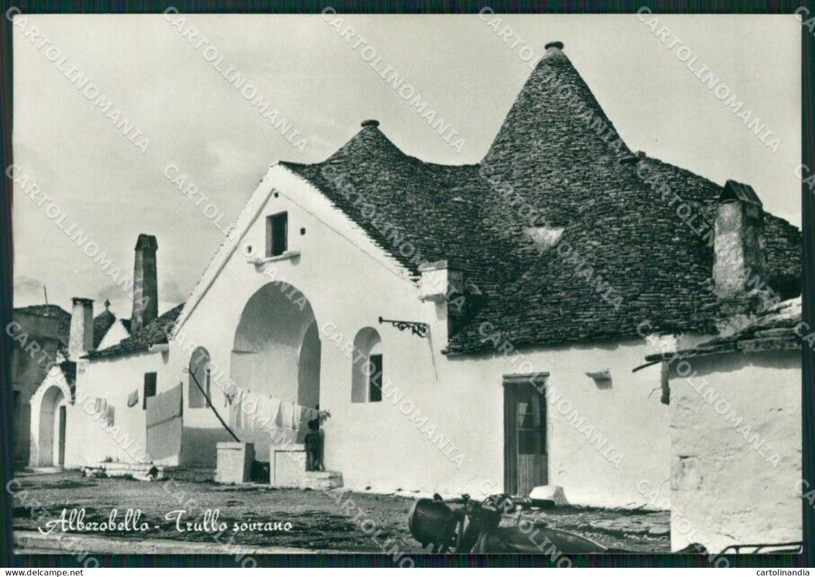 Bari Alberobello Trullo Sovrano Foto FG Cartolina ZK4250 - Bari