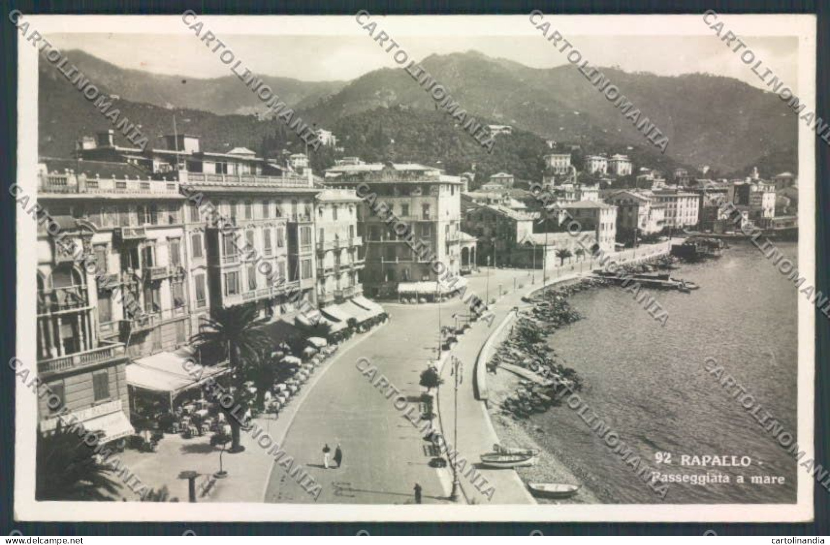 Genova Rapallo Foto Cartolina ZQ9925 - Genova (Genoa)