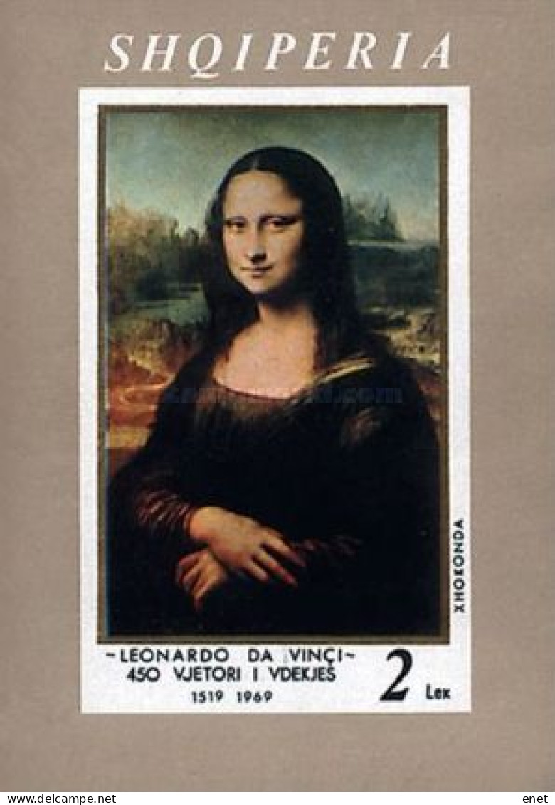 Albanien 1969 - Leonardo Da Vinci - MiNr BL36 - Sonstige & Ohne Zuordnung