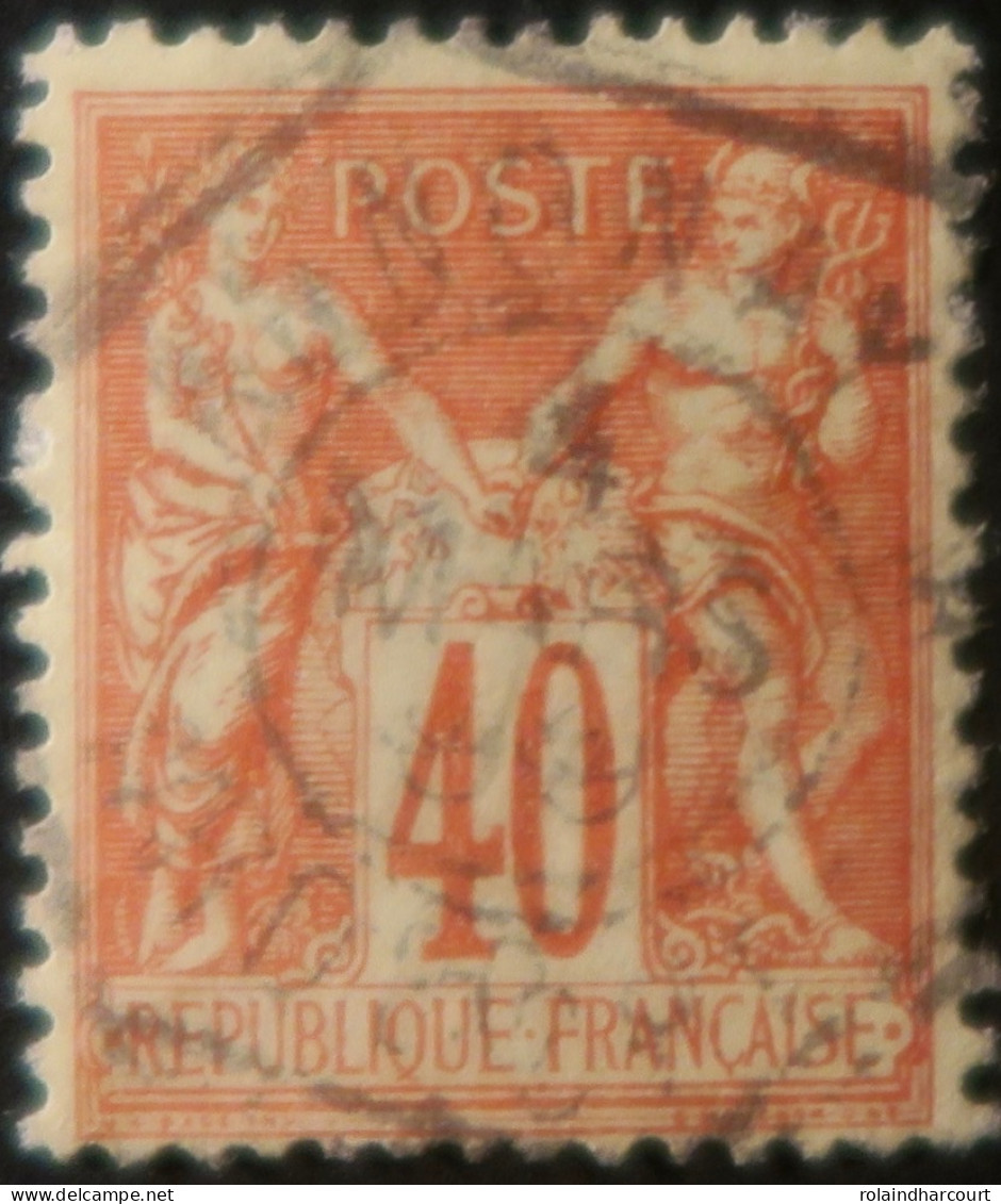 R1311/2961 - FRANCE - SAGE TYPE II N°94 >>>>> Cachet Hexagonal Spécial : ANNONAY (Ardèche) 4 MARS 1899 - 1876-1898 Sage (Type II)