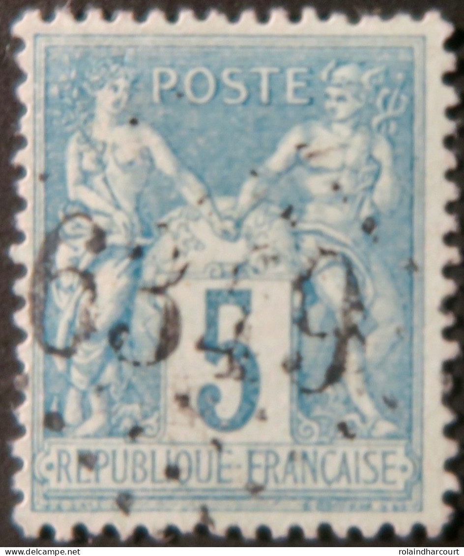 R1311/2971 - FRANCE - SAGE TYPE II N°75 LUXE / BON CENTRAGE >>>>> Cachet Du Jour De L'an :  GC 6349 - 1876-1898 Sage (Type II)