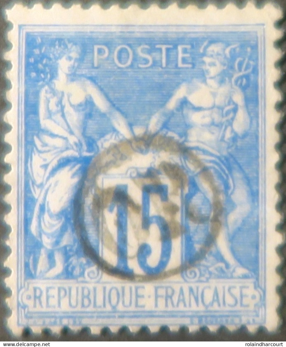 R1311/2981 - FRANCE - SAGE TYPE II N°90 >>>> Cachet " OR " Dans Un Petit Cercle (ORIGINE RURALE) - 1876-1898 Sage (Type II)