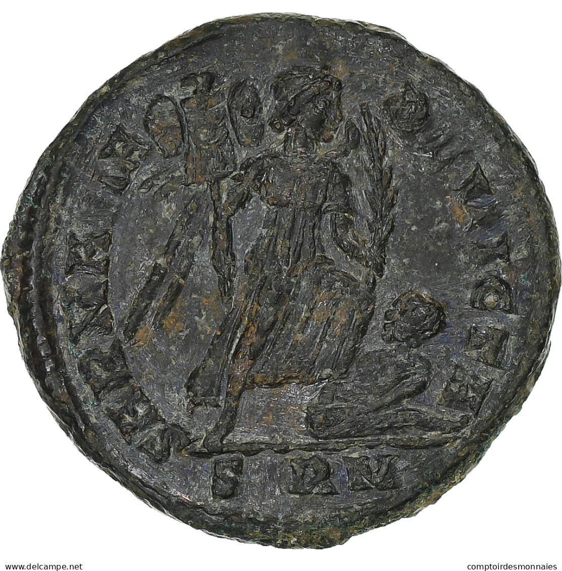 Constantin I, Follis, 322-323, Arles, Bronze, TTB+, RIC:257 - The Christian Empire (307 AD To 363 AD)