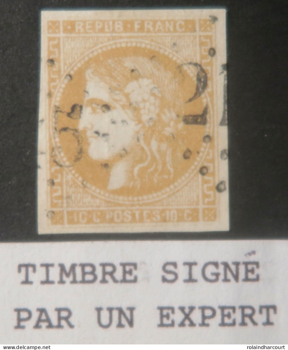 LP478/1 - FRANCE - CERES EMISSION De BORDEAUX N°43A - GC 2145 >>>>> Signé BRUN Expert - 1870 Bordeaux Printing