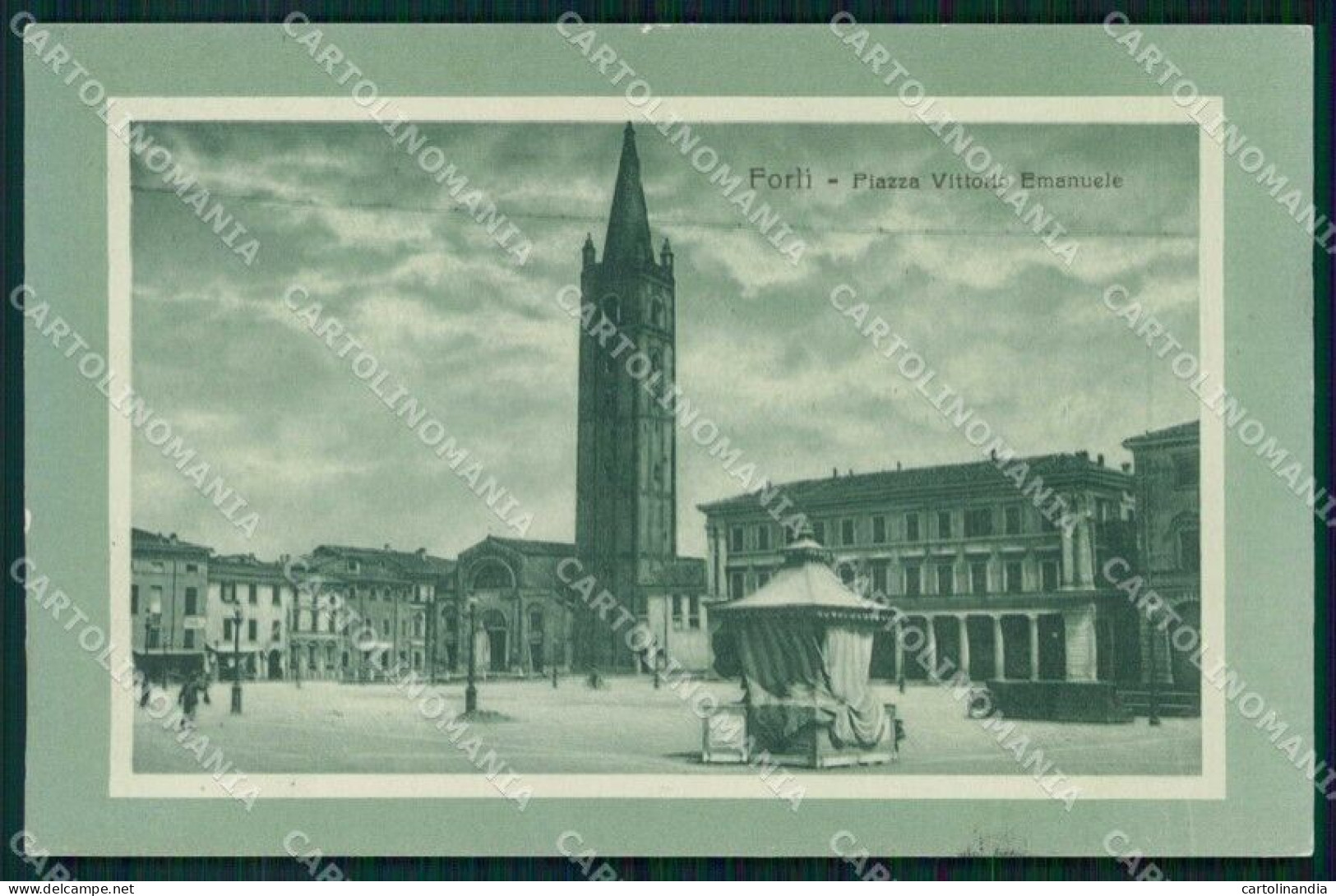 Forlì Città Piazza Vittorio Emanuele Cartolina RB7840 - Forlì