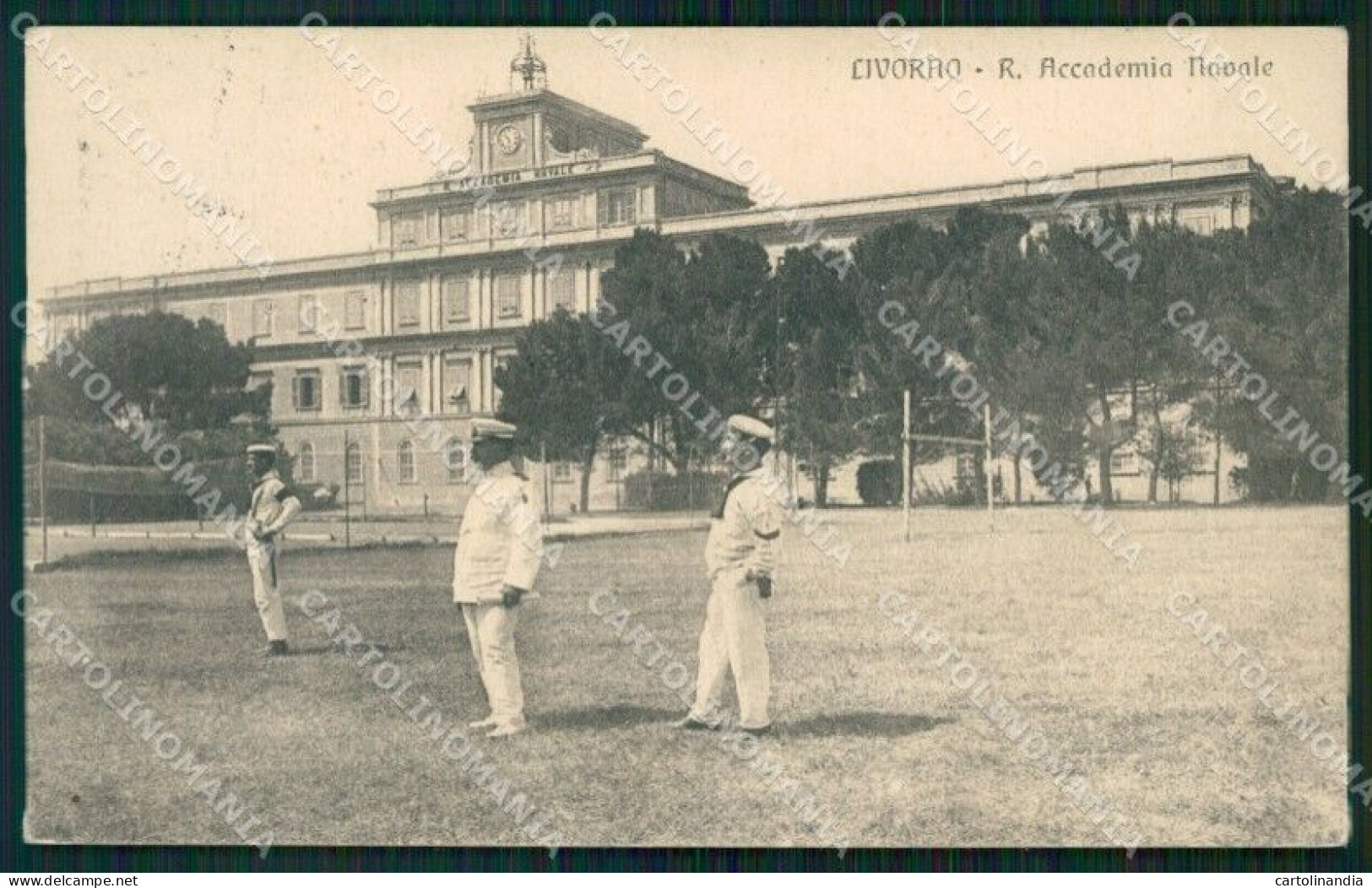 Livorno Città Accademia Navale Militari Cartolina WX1795 - Livorno