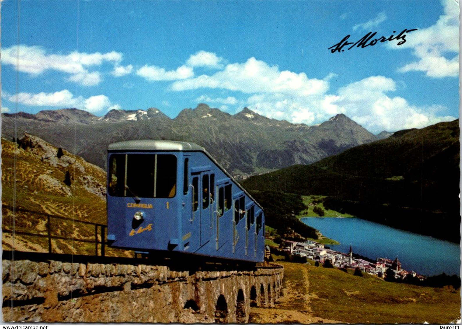 18-4-2024 (2 Z 21) Switzerland - Tramway In St Moritz - Strassenbahnen