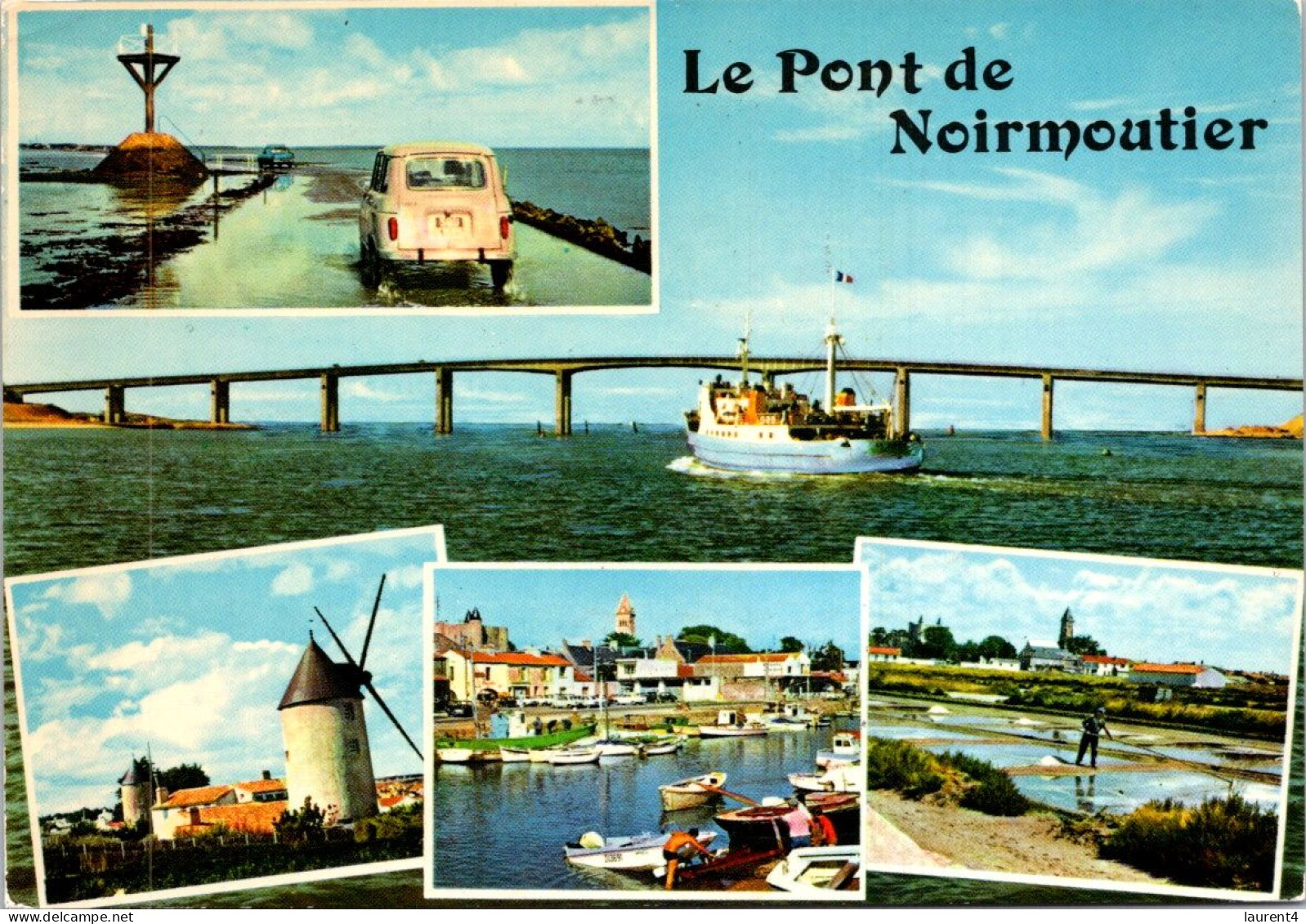 18-4-2024 (2 Z 21) France - Le Pont De Noirmoutier (et Moulin) - Ponts