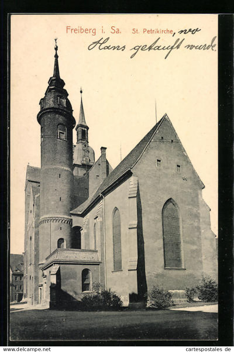 AK Freiberg I. Sa., St. Petrikirche  - Freiberg (Sachsen)