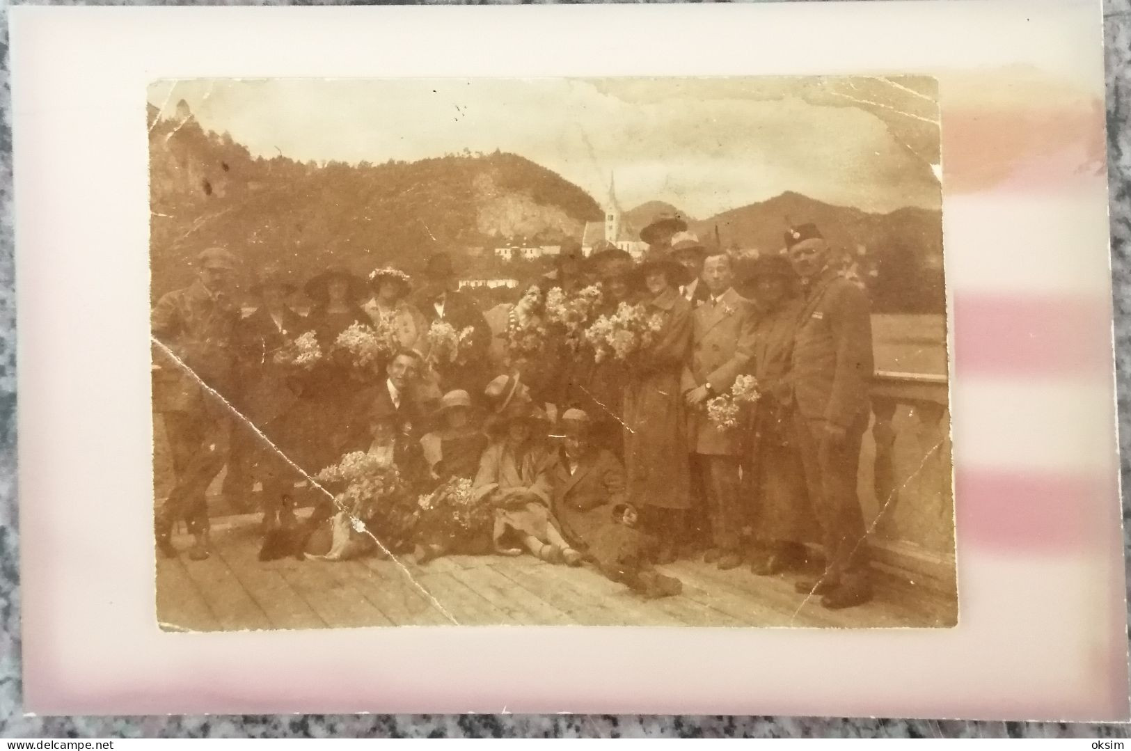 BLED, 1923, Nalepljena Fotografija - Slovenia