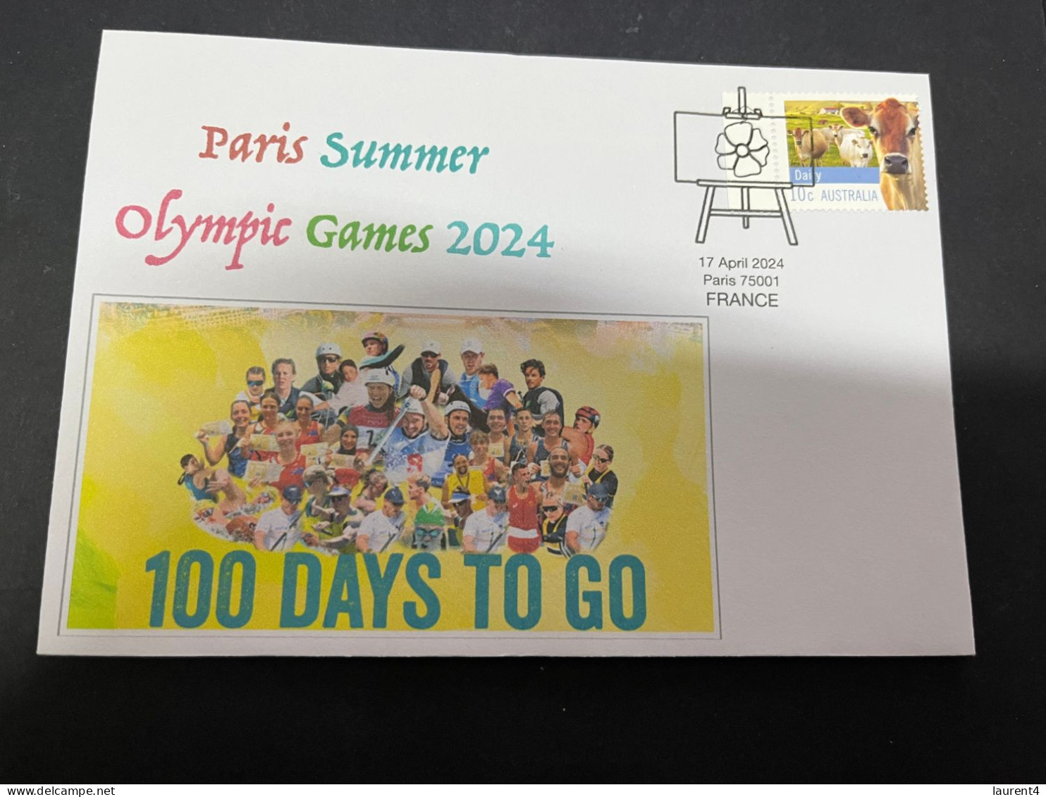 18-4-2024 (2 Z 22) Paris Olympic Games 2024 - 100 Days To Go ! (17-4-2024) - Eté 2024 : Paris