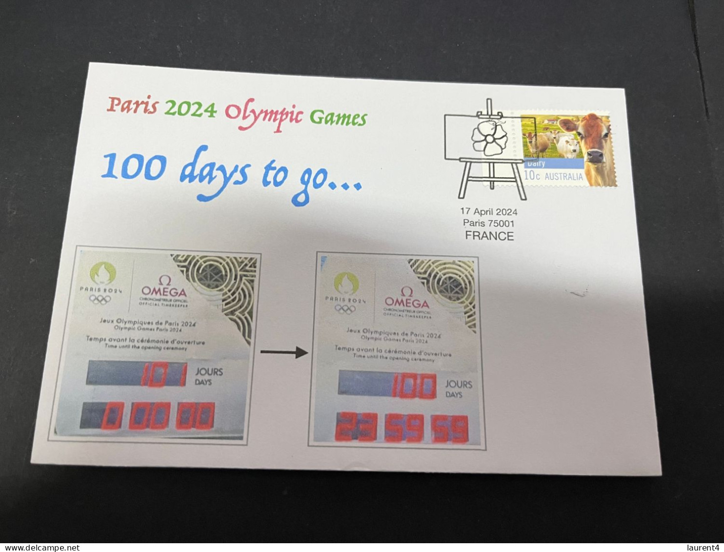 18-4-2024 (2 Z 22) Paris Olympic Games 2024 - 100 Days To Go ! (17-4-2024) - Zomer 2024: Parijs