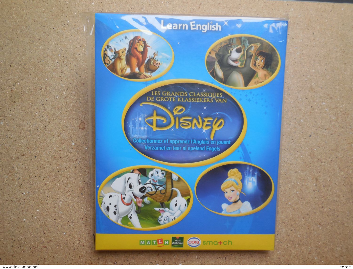 DISNEY Les Grands Classiques En Cartes Pour Apprendre L'anglais Album Neuf + 35 Pochettes Neuves .ref5/P.A - Disney