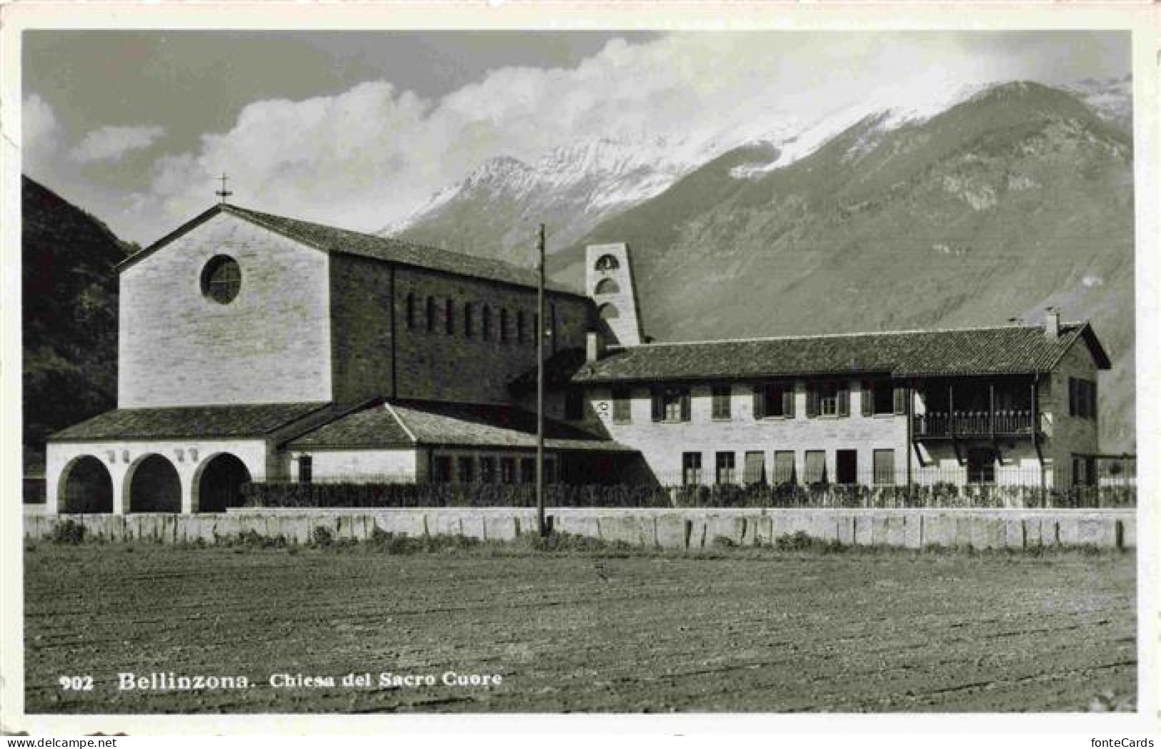 13971634 Bellinzona_TI Chiesa Del Sacro Cuore - Autres & Non Classés