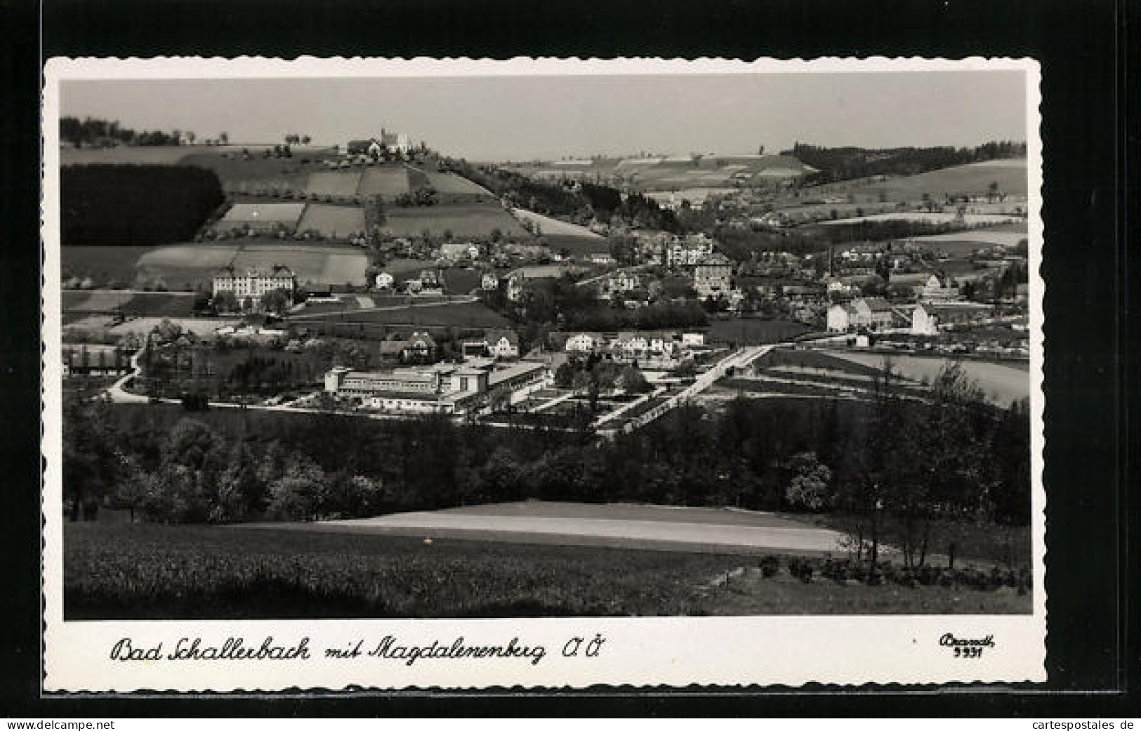 AK Bad Schallerbach, Teilansicht Mit Magdalenenberg  - Sonstige & Ohne Zuordnung